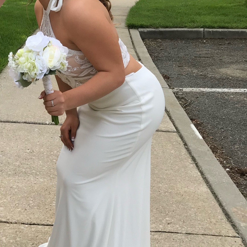 Two piece Prom Dress - Picture 8 of 11